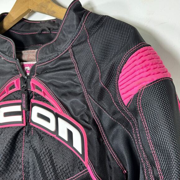 ICON Motorsports CONTRA PERFORMANCE Series Motorcycle Jacket Size XL LADIES - Picture 5 of 15